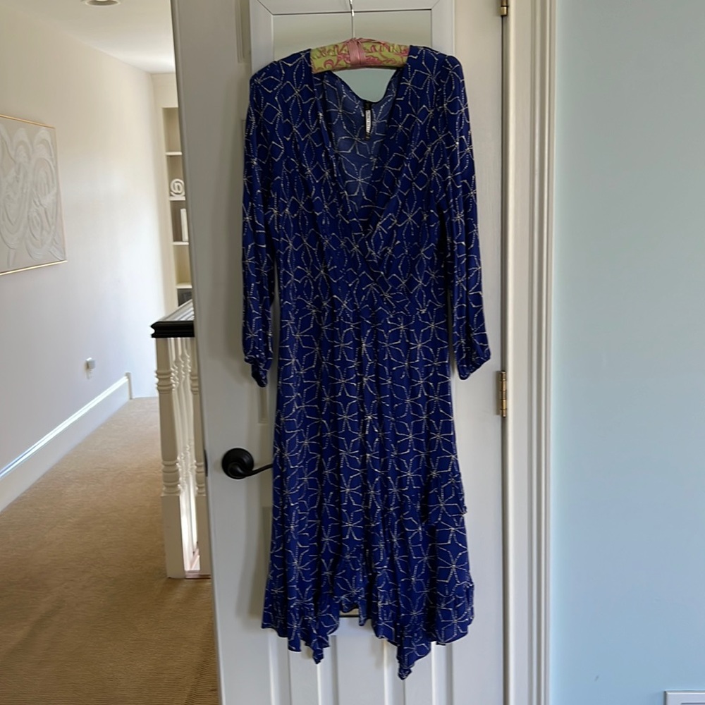 Tracey Reese. Worn once. Faux wrap dress.